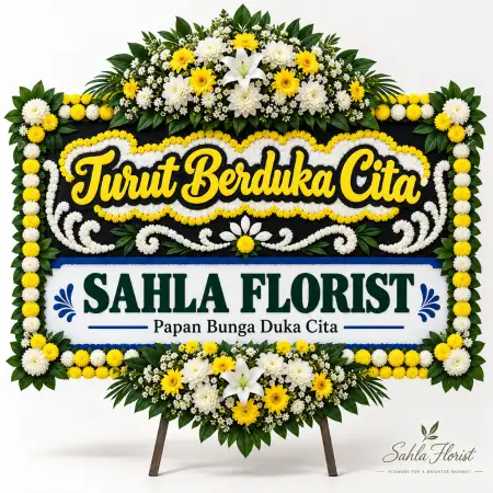 Papan Bunga Duka Raharja