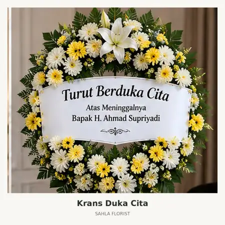 Krans Bunga Duka Raharja